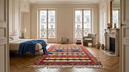 Moroccan Berber Wool Rug – Handwoven & Hand-Knotted Glaoui, 260 x 157 cm / 8.5 x 5.2 ft