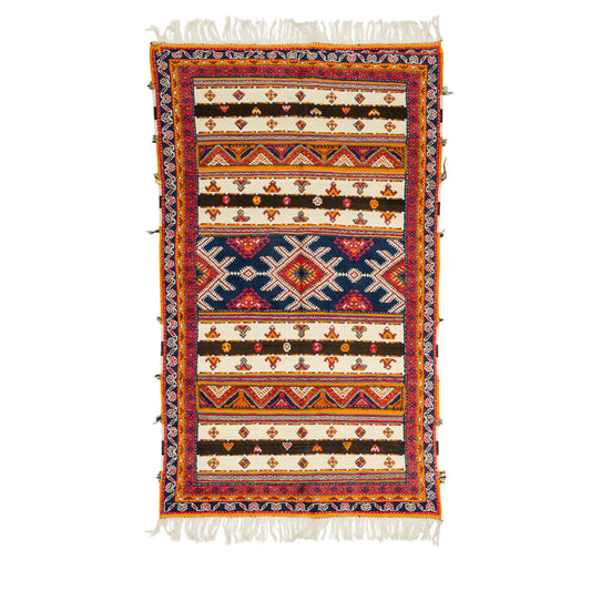 Moroccan Berber Wool Rug – Handwoven & Hand-Knotted Glaoui, 260 x 157 cm / 8.5 x 5.2 ft