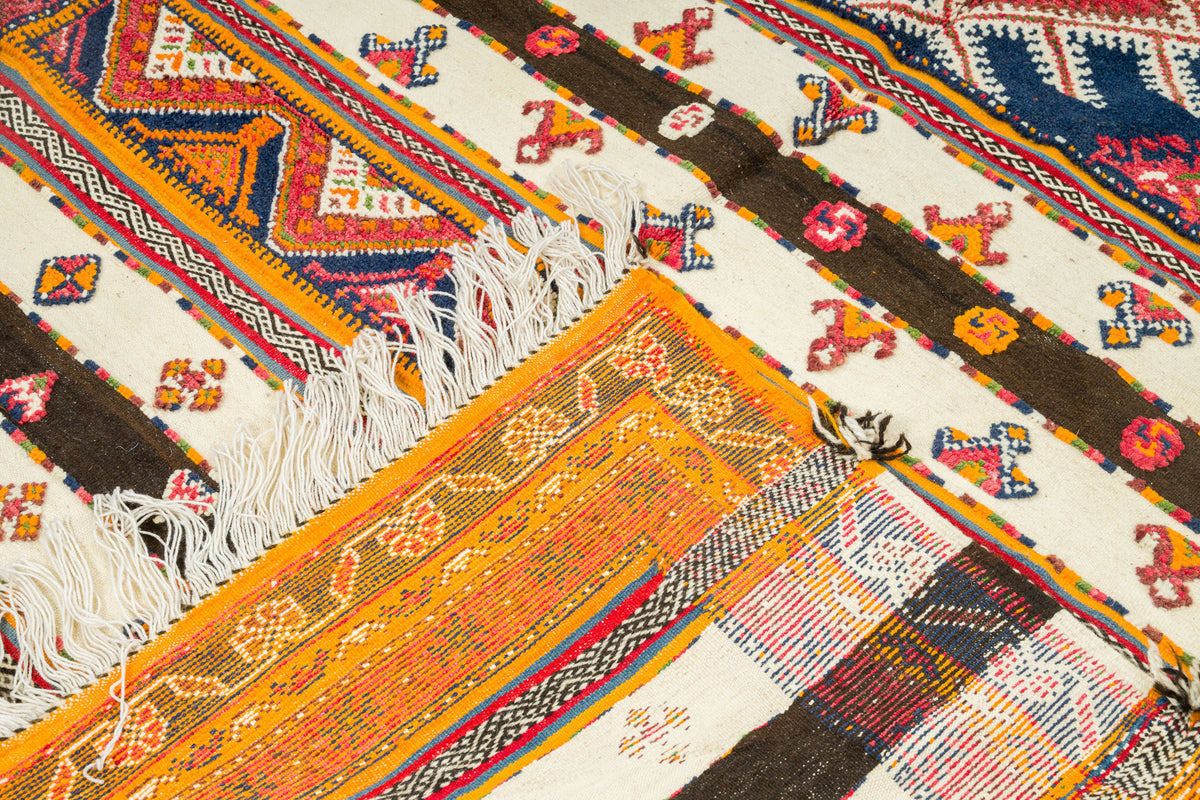 Moroccan Berber Wool Rug – Handwoven & Hand-Knotted Glaoui, 260 x 157 cm / 8.5 x 5.2 ft