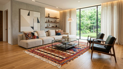 Moroccan Berber Wool Rug – Handwoven & Hand-Knotted Glaoui, 260 x 157 cm / 8.5 x 5.2 ft