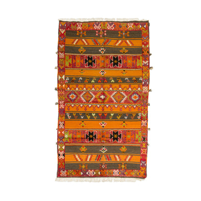 Moroccan Berber Wool Rug – Handwoven & Hand-Knotted Glaoui, 260 x 152 cm / 8.5 x 5 ft