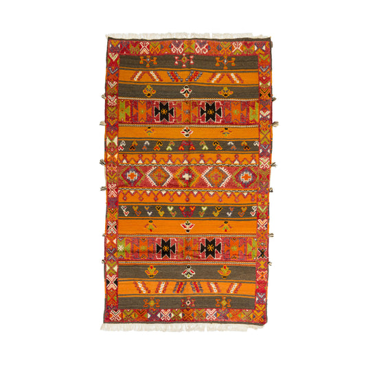 Moroccan Berber Wool Rug – Handwoven & Hand-Knotted Glaoui, 260 x 152 cm / 8.5 x 5 ft