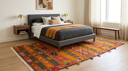 Moroccan Berber Wool Rug – Handwoven & Hand-Knotted Glaoui, 260 x 152 cm / 8.5 x 5 ft
