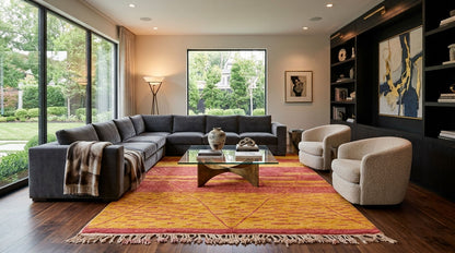 Morocan Beni Ourain rug