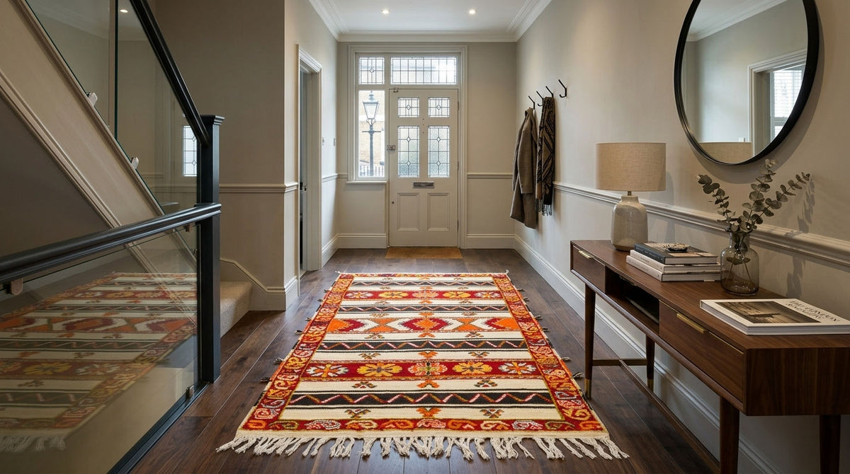 Moroccan Berber Wool Rug – Handwoven & Hand-Knotted Glaoui, 244 x 150 cm / 8 x 4.9 ft