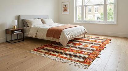 Moroccan Berber Wool Rug – Handwoven & Hand-Knotted Glaoui, 244 x 150 cm / 8 x 4.9 ft