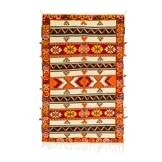 Moroccan Berber Wool Rug – Handwoven & Hand-Knotted Glaoui, 244 x 150 cm / 8 x 4.9 ft