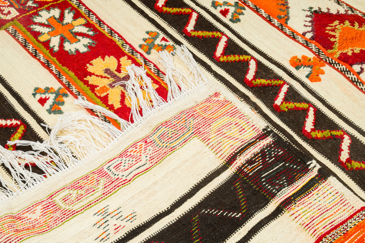 Moroccan Berber Wool Rug – Handwoven & Hand-Knotted Glaoui, 244 x 150 cm / 8 x 4.9 ft
