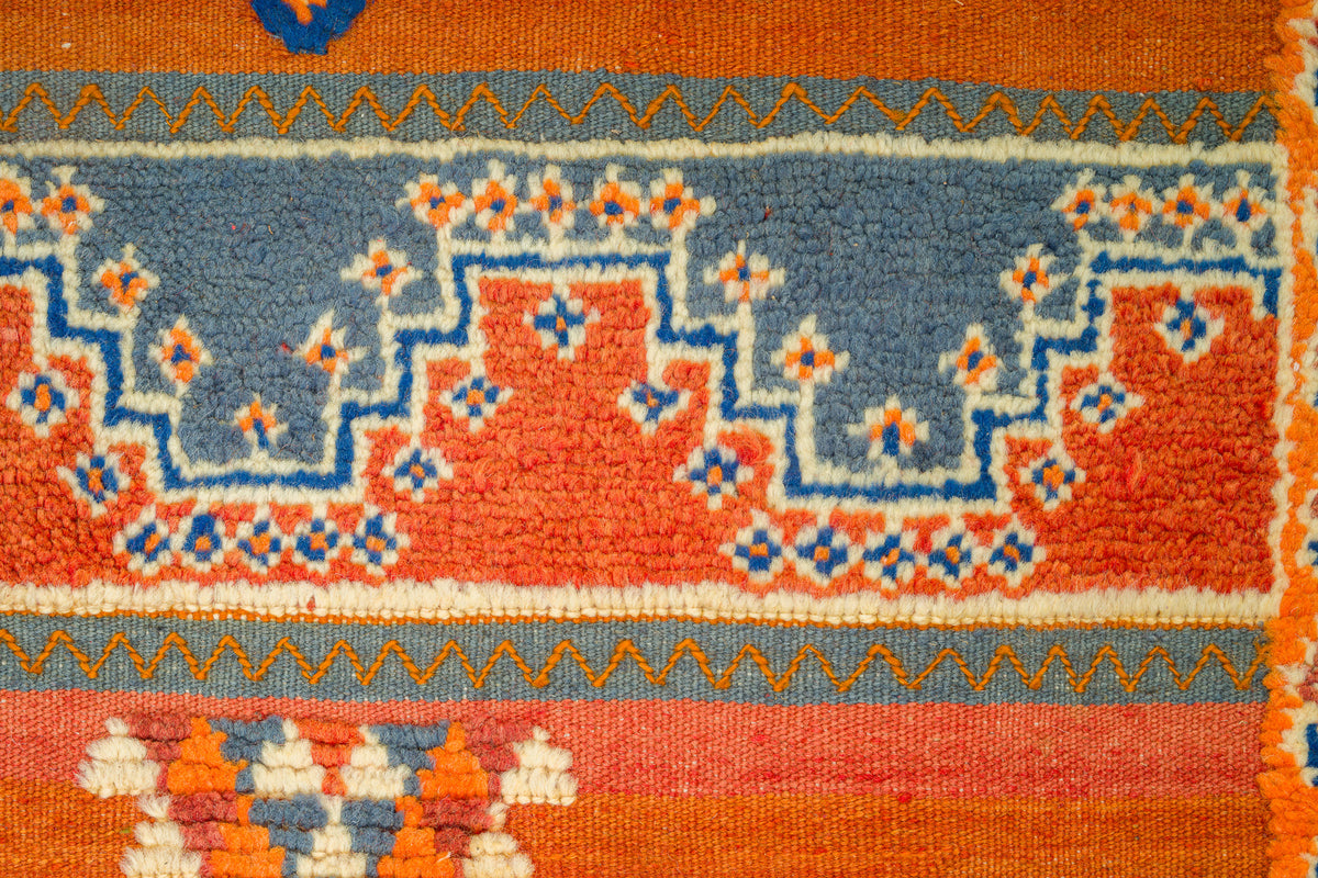 Moroccan Berber Wool Rug – Handwoven & Hand-Knotted Glaoui, 256 x 157 cm / 8.4 x 5.1 ft