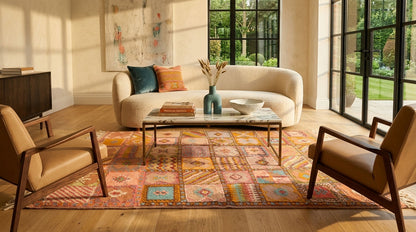 Moroccan Berber Wool Rug – Handwoven & Hand-Knotted, 210 x 155 cm / 6.9 x 5.1 ft