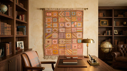 Moroccan Berber Wool Rug – Handwoven & Hand-Knotted, 210 x 155 cm / 6.9 x 5.1 ft