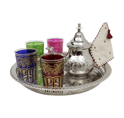 moroccan-mint-tea-set-medium-silver-tray-teapot-4-multicoloured-tea-glasses-mts