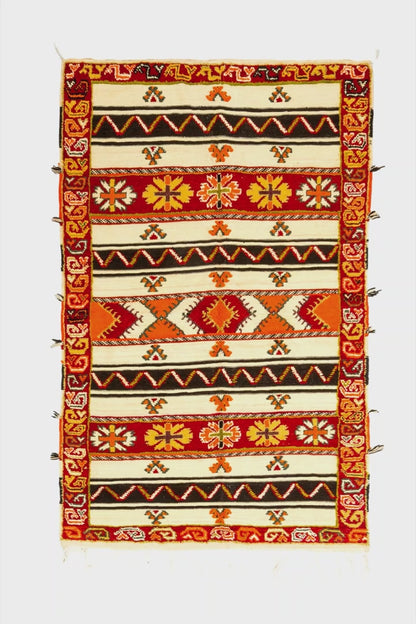 Moroccan Berber Wool Rug – Handwoven & Hand-Knotted Glaoui, 244 x 150 cm / 8 x 4.9 ft