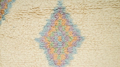 video close-up of a moroccan high pile rug
