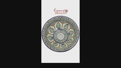 Moroccan Sink Washbasin Wash Basin Ceramic Handmade Multicolour Free Waste SW141