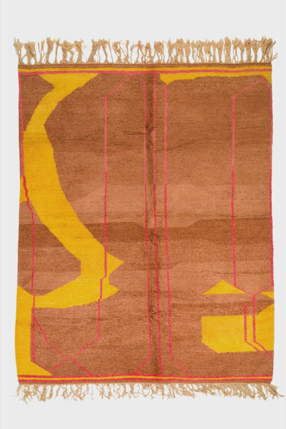 video of a moroccan azilal rug
