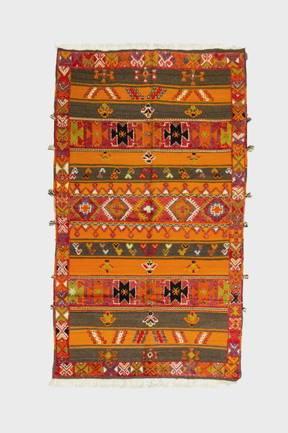 Moroccan Berber Wool Rug – Handwoven & Hand-Knotted Glaoui, 260 x 152 cm / 8.5 x 5 ft