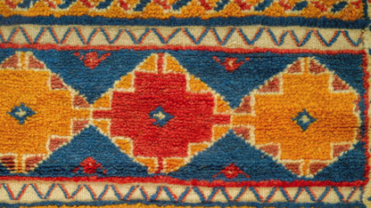 Moroccan Berber Wool Rug – Handwoven & Hand-Knotted Glaoui, 255 x 156 cm / 8.4 x 5.1 ft