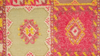 Moroccan Berber Wool Rug – Handwoven & Hand-Knotted, 160 x 100 cm / 5.2 x 3.3 ft