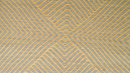Moroccan Zanafi Wool Rug – Handwoven Flatweave Geometric, 205 x 152 cm / 6.7 x 5 ft