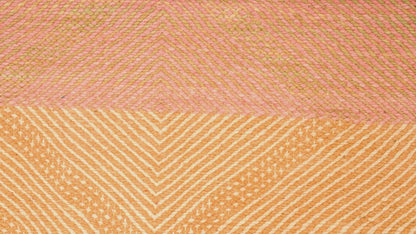 vieo close-up of a moroccan zanafi rug